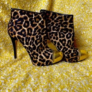 Michael Kors Leopard Booties
